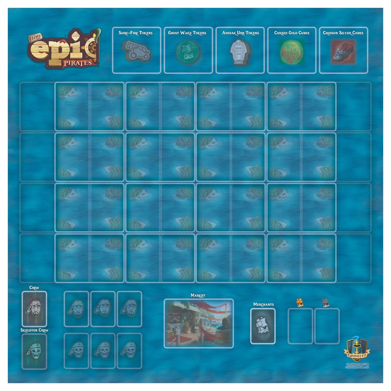 Tiny Epic Pirates: Game Mat