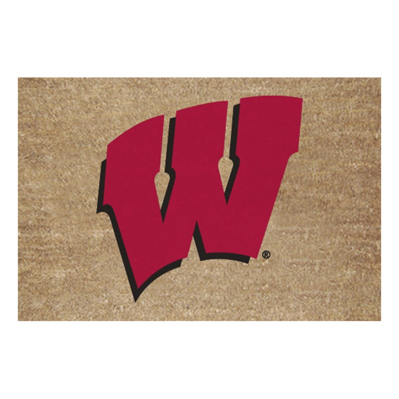 Wisconsin Badgers Color Exterior Doormat