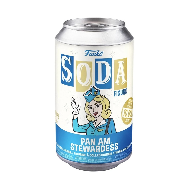 Funko POP! Soda Pan Am Stewardess 4.25" Vinyl Figure in a Can