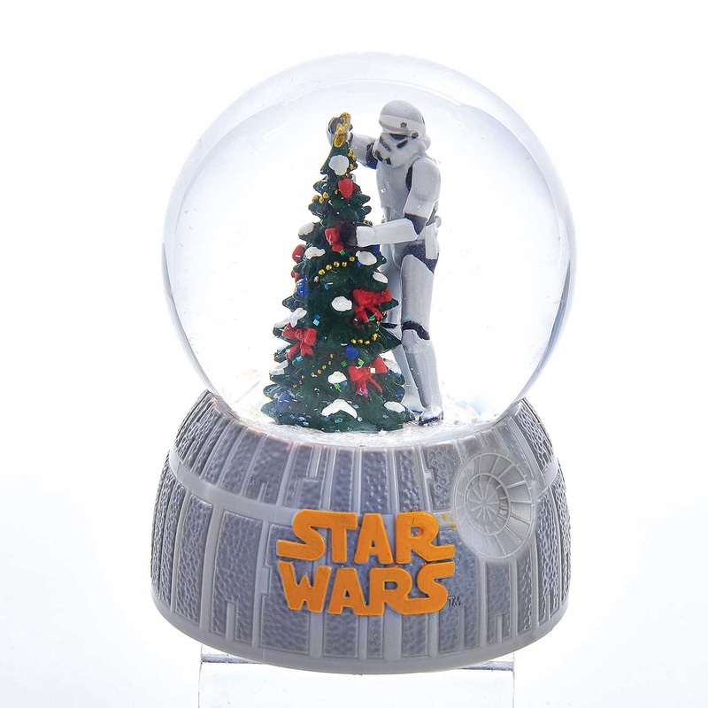 Star Wars Stormtrooper Decorating Tree Wind-up 100mm Musical Water Globe