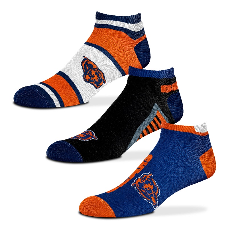 Chicago Bears Show Me The Money! Ankle Socks, 3-Pack