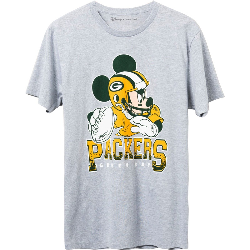 Disney x Junk Food x NFL Mickey Mouse Quarterback Green Bay Packers Tee