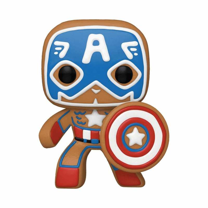 Funko POP! Marvel Gingerbread Captain America 3.75" Vinyl Figure (#933)