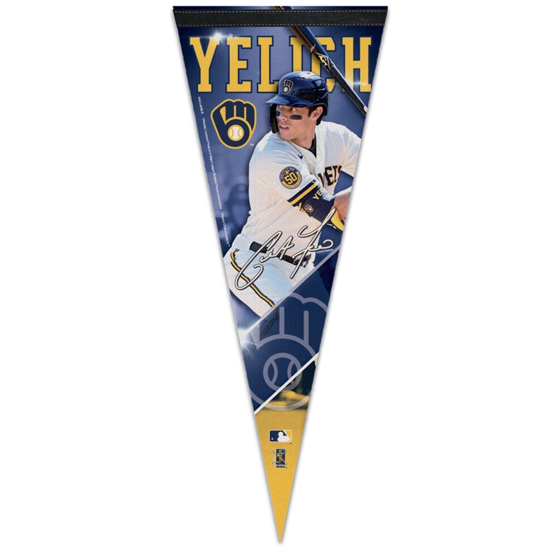 Milwaukee Brewers Christian Yelich Premium Pennant, 12" x 30"