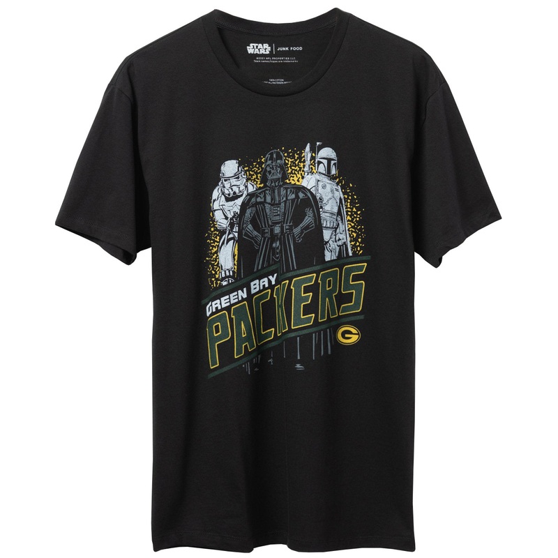 Star Wars x Junk Food x NFL Dark Side Team Packers Tee