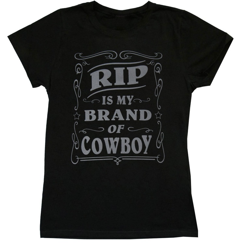 Yellowstone Rip Is My Brand of Cowboy Women's Tee, Black