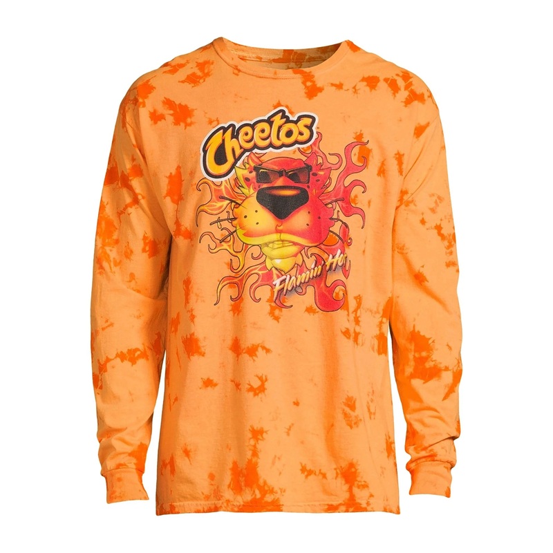 Cheetos Flamin' Hot Chester Long Sleeve Men's Graphic Tee