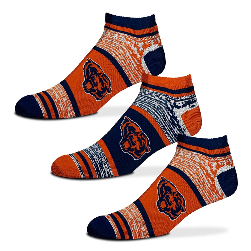 Chicago Bears Triplex Heathered Ankle Socks