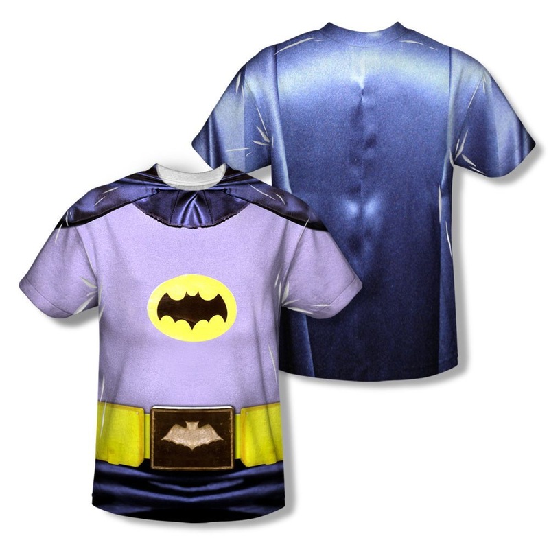 Classic TV Batman Costume Sublimated Men's Shirt