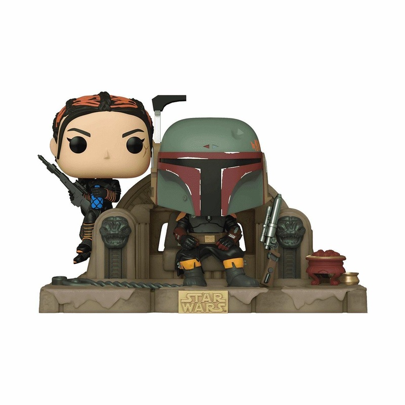 Funko POP! Television Moments: Boba Fett & Fennec on Throne Vinyl Figure (#486)