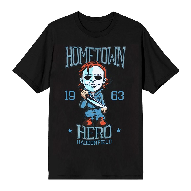 Halloween Michael Myers Hometown Hero Unisex Tee, Black