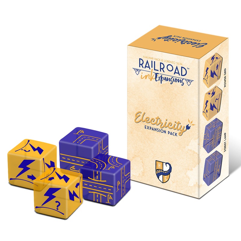 Railroad Ink Challenge: Electricity Expansion Pack