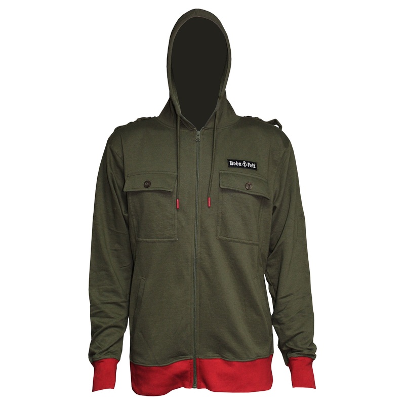 Star Wars Boba Fett Mandalorian Warrior Zip Hoodie