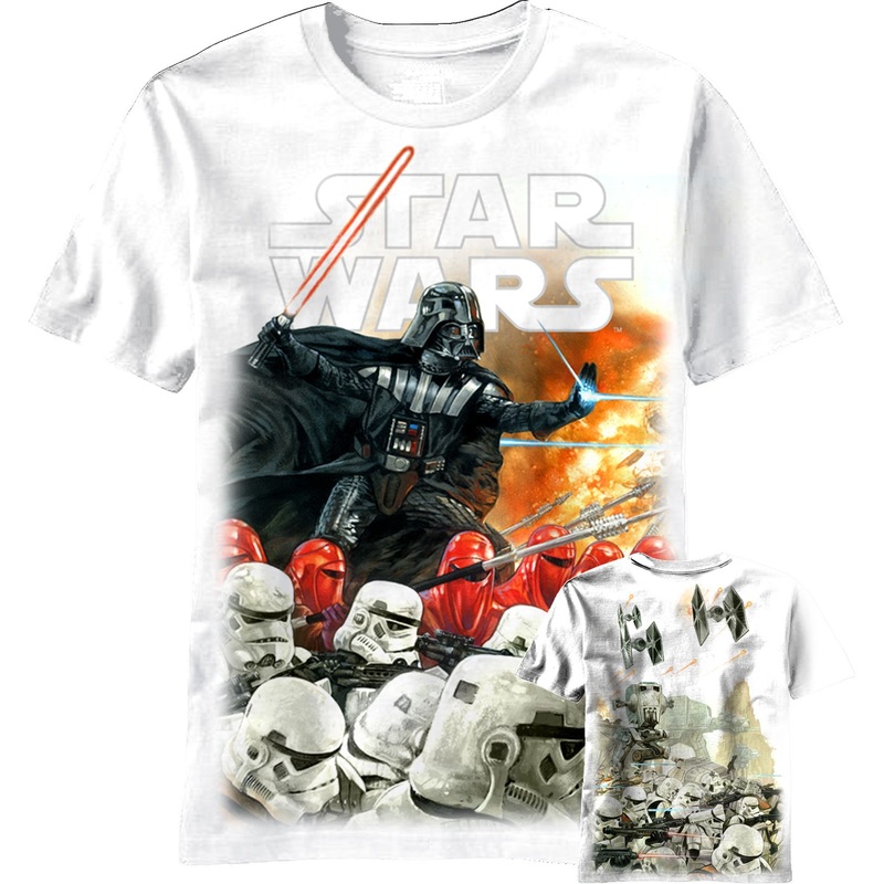 Star Wars Extermination Men's White Shirt