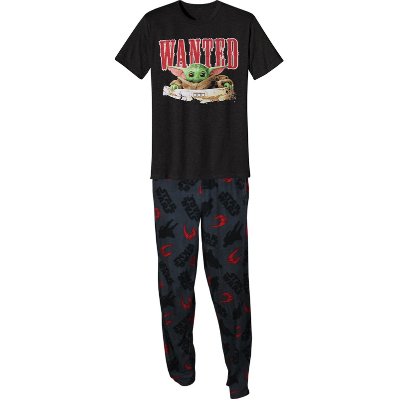 Star Wars The Mandalorian The Child Wanted Boxed Pajama Set, Grey