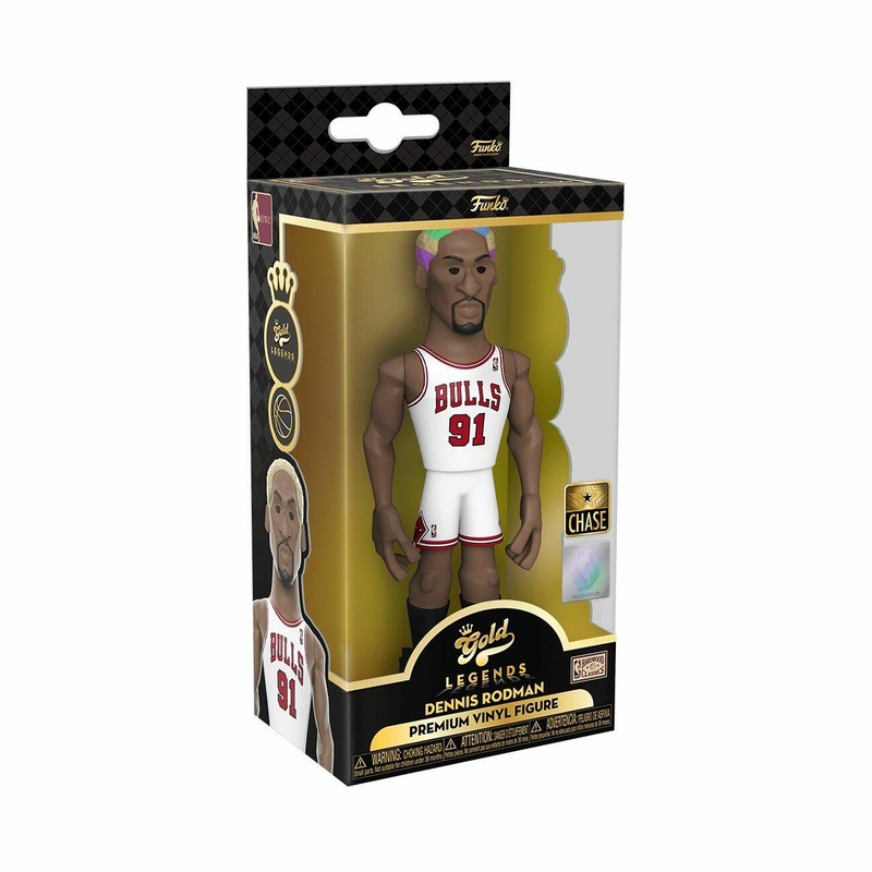 Funko GOLD Chicago Bulls Dennis Rodman 5" Premium CHASE VARIANT Figure