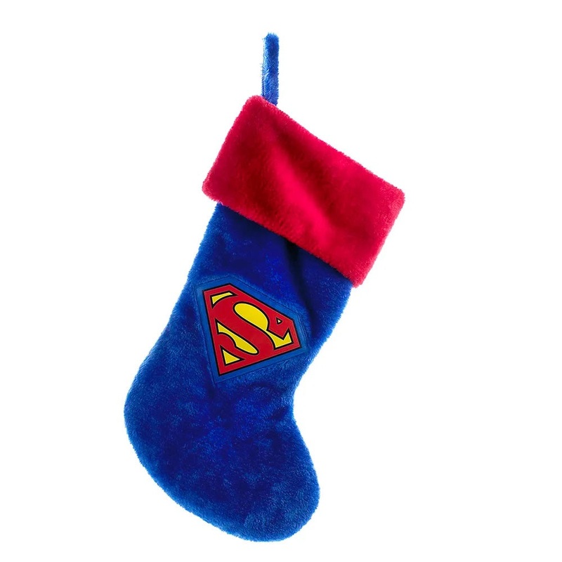 Superman Plush Emblem Stocking