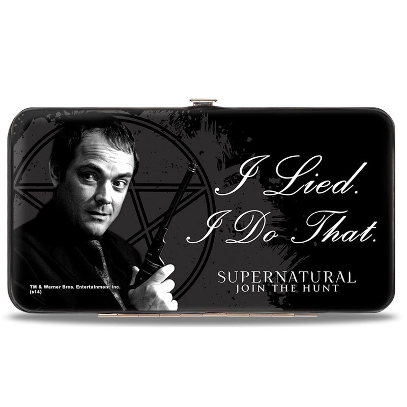Supernatural I Lied, I Do That Hinged Wallet