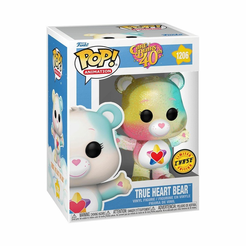 Funko POP! Animation Care Bears 40th True Heart Bear 3.75" CHASE Vinyl Figure