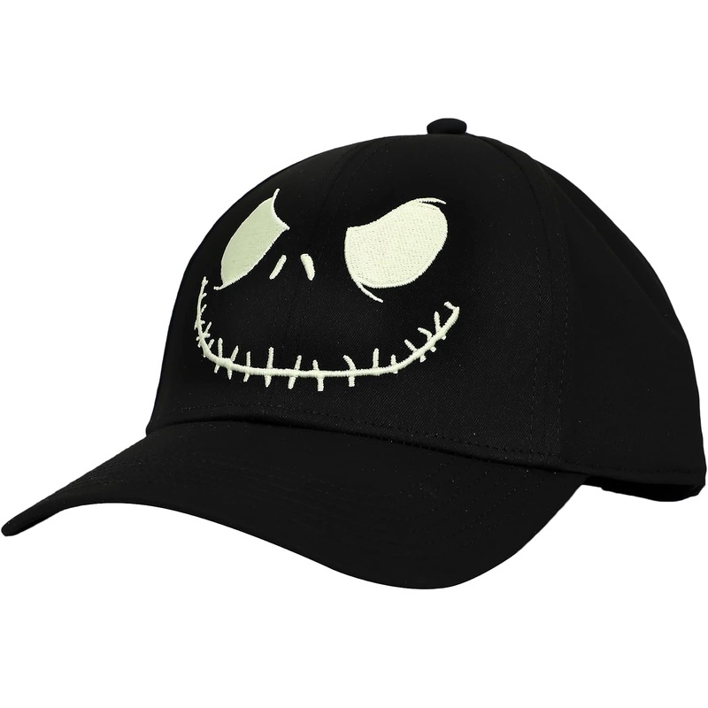 The Nightmare Before Christmas Jack Glow Elite Flex Pre-Curved Bill Snapback