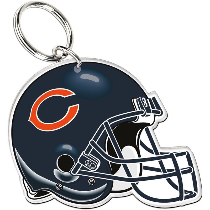 Chicago Bears Helmet Acrylic Keyring