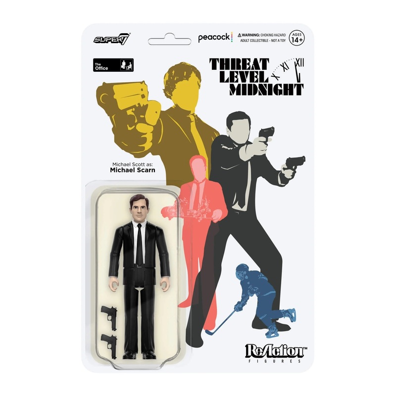The Office ReAction Figures Wave 1: Michael Scott as Michael Scarn, 3.75"