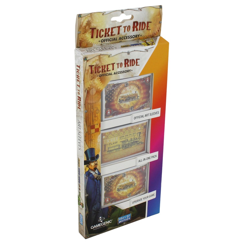 Ticket to Ride Official Art Sleeves | All-in-One Pack of 152 Card Sleeves