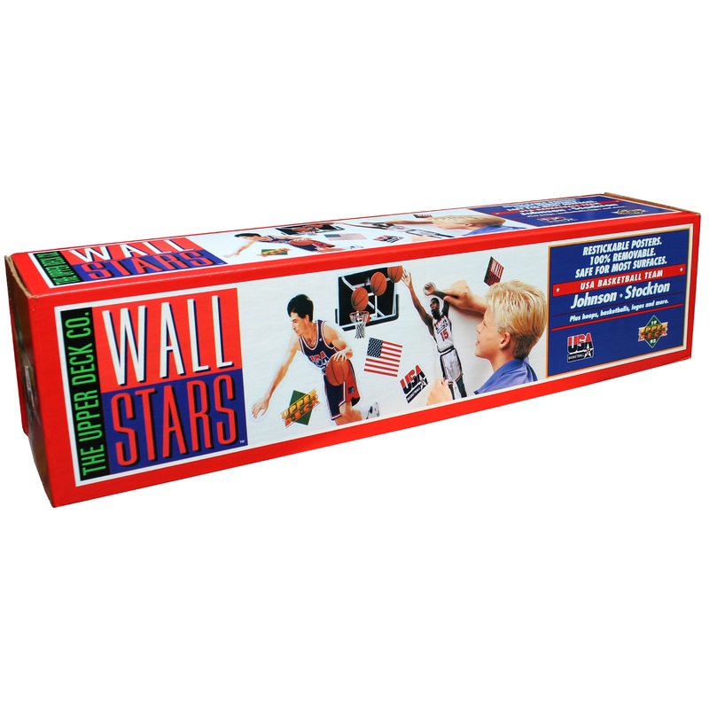 USA Dream Team Wall Stars Restickable Posters: Magic Johnson/John Stockton
