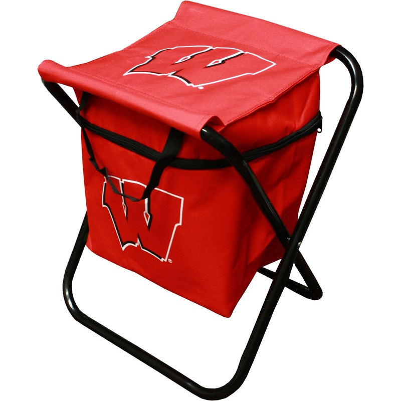 Wisconsin Badgers Quad Chair with Cooler