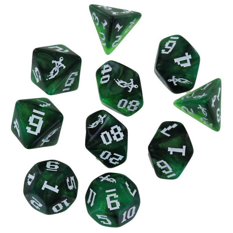 1UP-Dice Power Pack Set: Poison Daggers