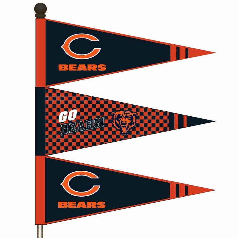 Chicago Bears Pennant Windspinner