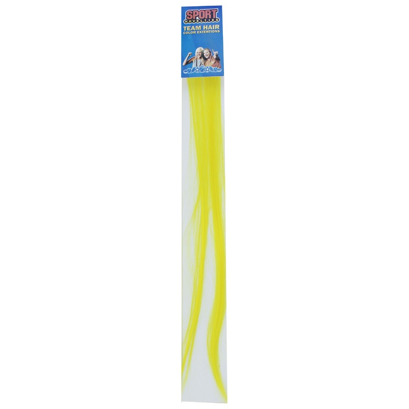 Sport Novelties Team Hair Color Extensions, Yellow