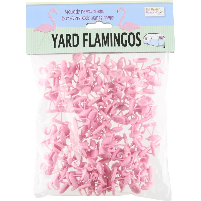 Trailer Park Wars: Pink Yard Flamingos (100)
