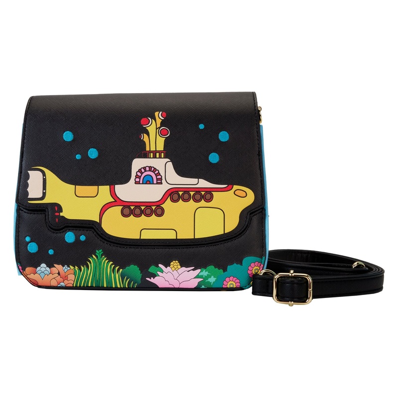 The Beatles Yellow Submarine Flap Pocket Crossbody Bag