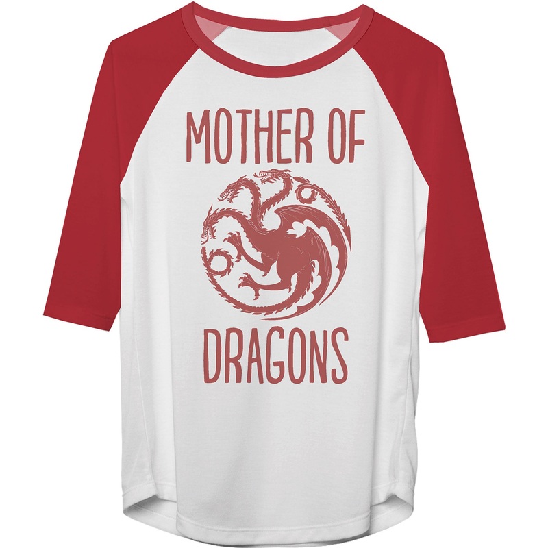 Game of Thrones Mother of Dragons Men's Raglan Tee