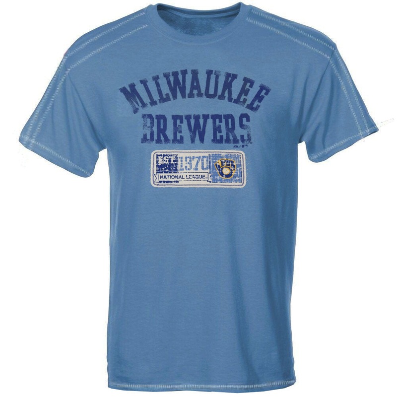 Milwaukee Brewers Cooperstown Double Switch Men's Oversized T-Shirt