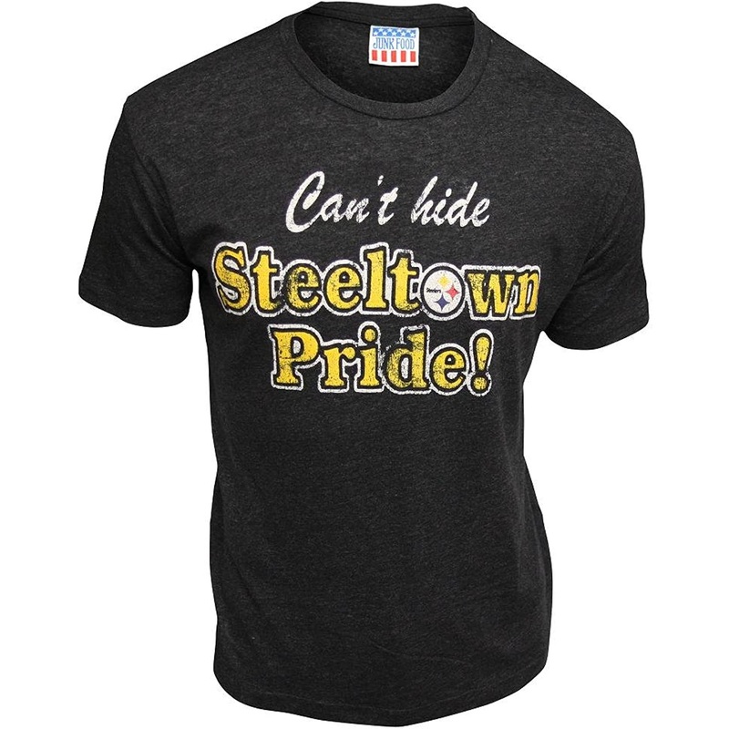 Pittsburgh Steelers Can't Hide Steeltown Pride Men's T-Shirt by Junk Food