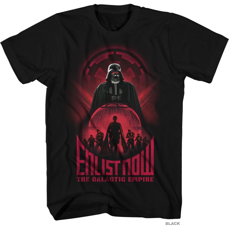Star Wars Rogue One Empire Enlist Now T-Shirt