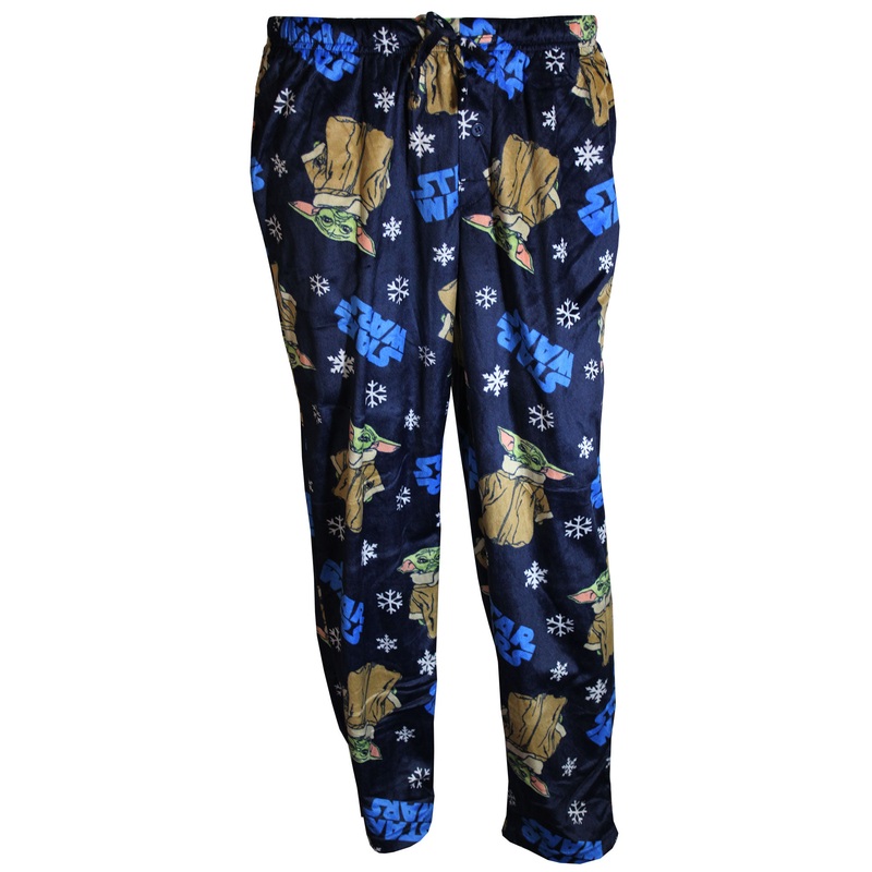 Star Wars The Mandalorian Wanted Child Lounge Pants, Blue