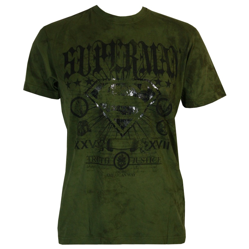 Superman Erudition Premium Wash Men's T-Shirt