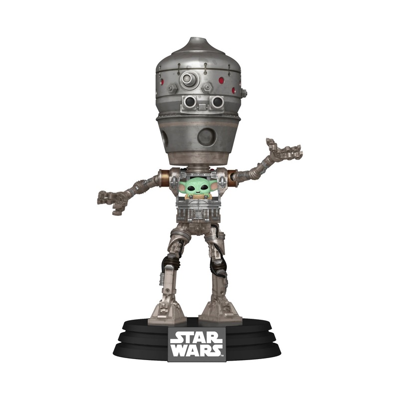 Funko POP! Deluxe Star Wars IG-12 with Grogu Vinyl Figure (#720)