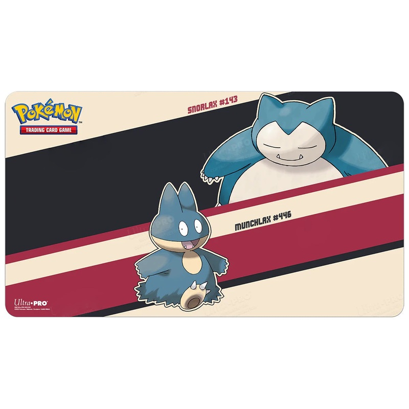 Snorlax and Munchlax Standard Gaming Playmat Mousepad for Pokemon