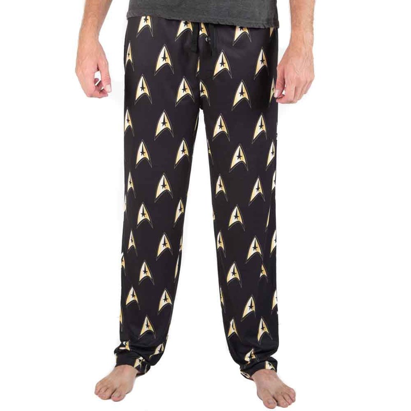 Star Trek Enterprise Logo AOP Lounge Pants, Large
