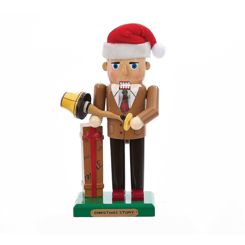 11" A Christmas Story Mr. Parker With Leg Lamp Nutcracker