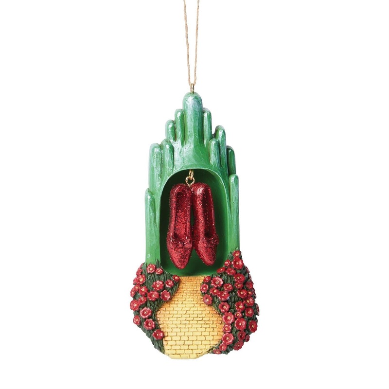 The Wizard of Oz Ruby Slippers Hanging Ornament, 4.72"