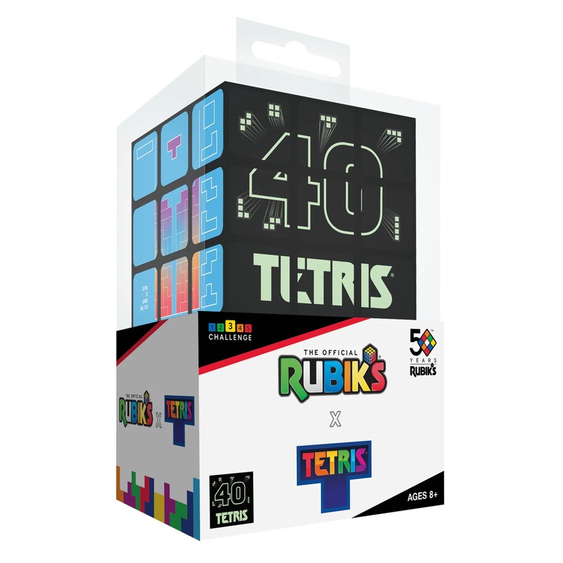 Tetris x Rubik's Cube, 3" x 3"