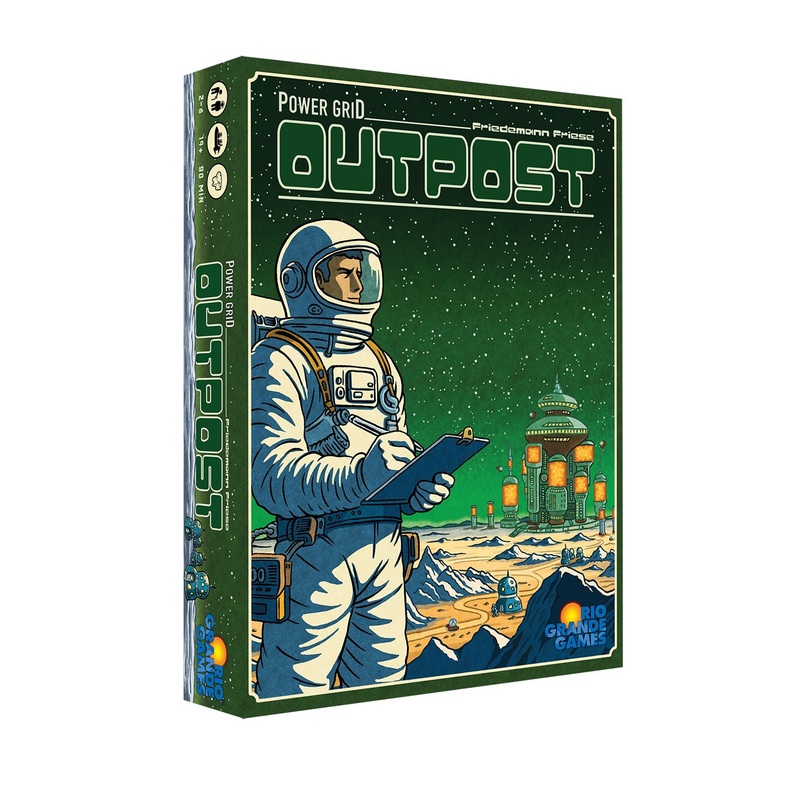 Power Grid: Outpost Board Game | Economic Strategy Game