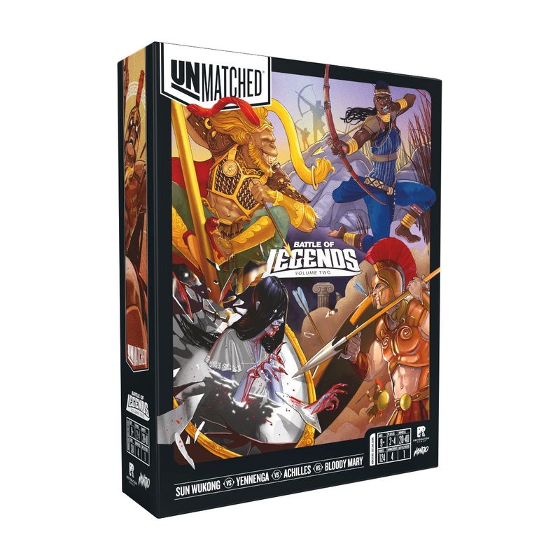 Unmatched: Battle of Legends Vol. 2 Achilles, Yennenga, Sun Wukong, Bloody Mary