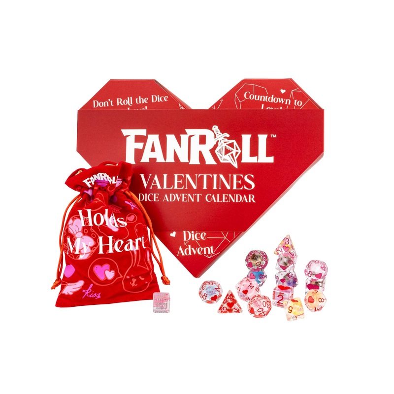 Valentine's Dice Advent Calendar
