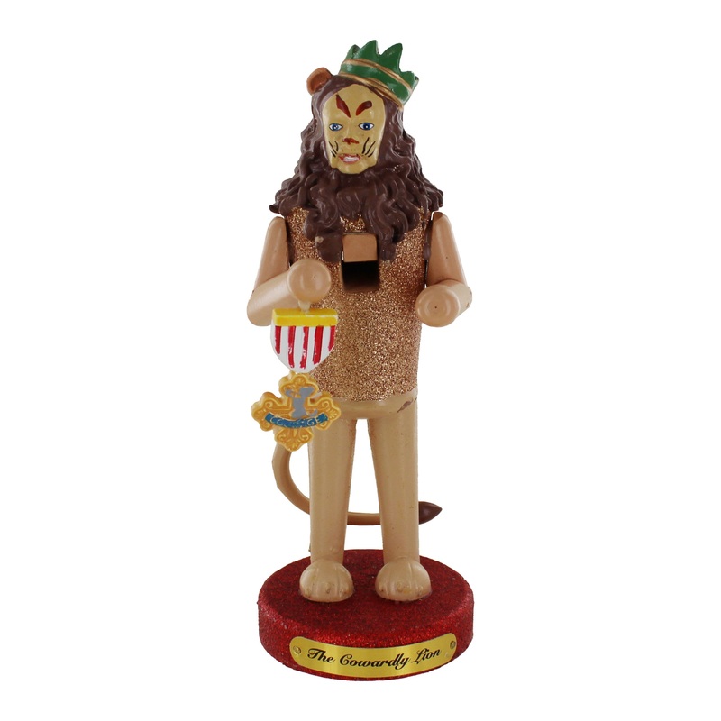 Wizard of Oz The Cowardly Lion Nutcracker, 10" (FACTORY SECONDS)
